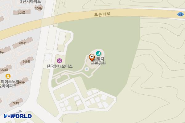 용인문화재단 죽전야외음악당 개방화장실 위치 지도 — 경기도 용인시 수지구 죽전로168번길 9, 죽전야외음악당 (죽전동)