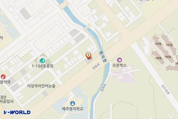 이도이동 1985-3 위치 지도 — 제주특별자치도 제주시 이도이동 1985-3