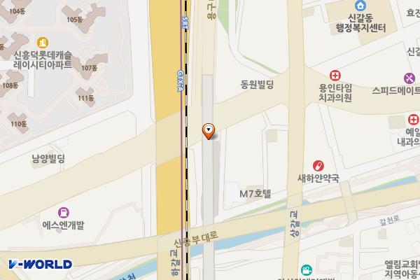 신갈오거리 공중화장실 위치 지도 — 경기도 용인시 기흥구 중부대로 336, 신갈오거리 (신갈동)