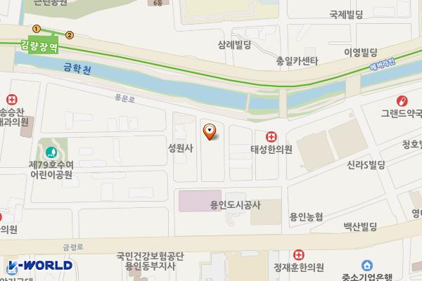 금학공영주차장 위치 지도 — 경기도 용인시 처인구 용문로 140