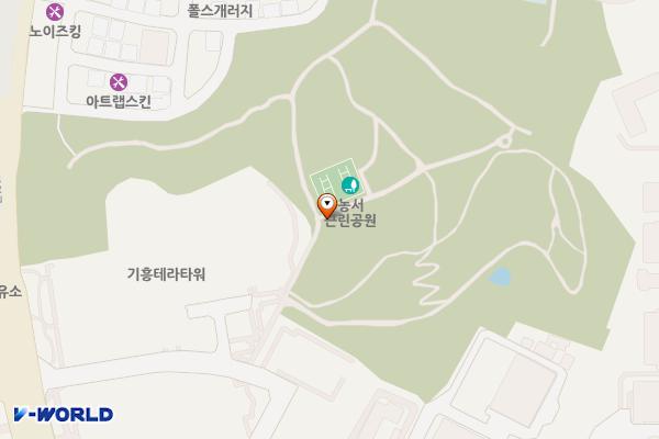 농서근린공원2(족구장) 공중화장실 위치 지도 — 경기도 용인시 기흥구 서천로201번길 17 (농서동)