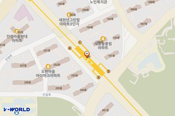 신갈역 개방화장실 위치 지도 — 경기도 용인시 기흥구 기흥로 136
