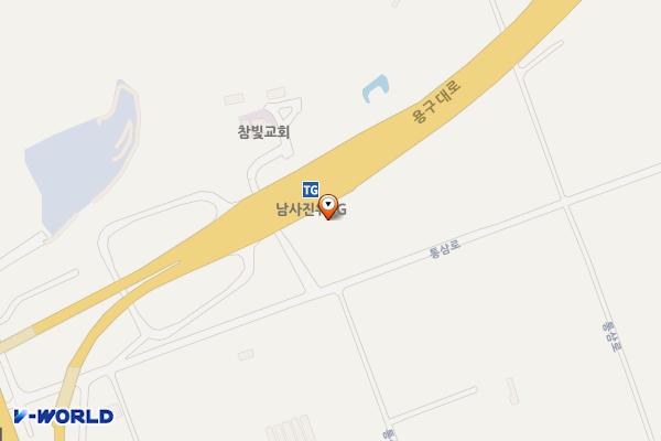 남사진위영업소 개방화장실 위치 지도 — 경기도 용인시 처인구 남사읍 용구대로 38