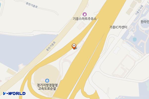 기흥(주)영업소 개방화장실 위치 지도 — 경기도 용인시 기흥구 경부고속도로 389