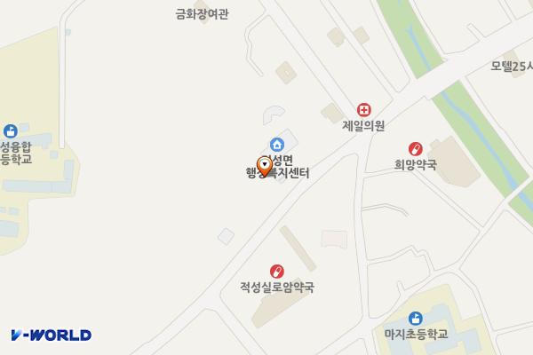 적성면행정복지센터 1층 위치 지도 — 경기도 파주시 적성면 청송로 1013