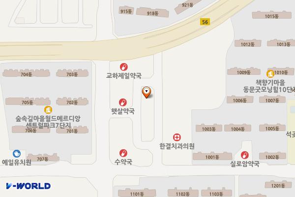 미소시티 위치 지도 — 경기도 파주시 청석로 264