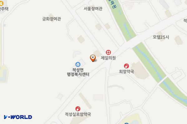 청소년자유공간 쉼표2 위치 지도 — 경기도 파주시 적성면 청송로 1017