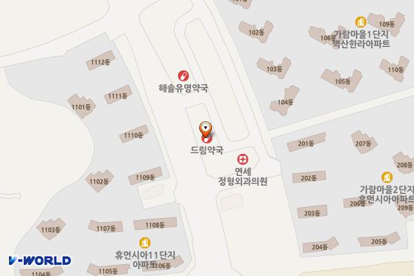 운정메디컬프라자 위치 지도 — 경기도 파주시 미래로 610