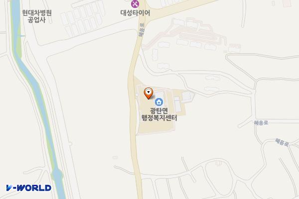 광탄면행정복지센터 위치 지도 — 경기도 파주시 광탄면 혜음로 1044