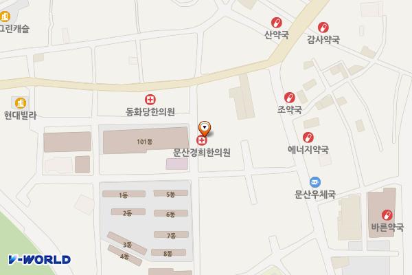 문산시장(2) 위치 지도 — 경기도 파주시 문산읍 문향로 57