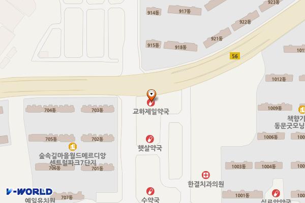 센타프라자1 위치 지도 — 경기도 파주시 청석로 272