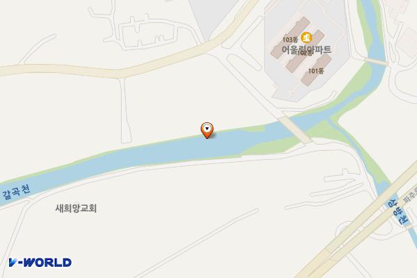 연풍리체육공원(연풍리풋살구장) 위치 지도 — 경기도 파주시 파주읍 연풍리  10-13