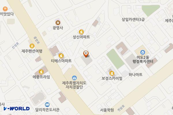 오복1길 위치 지도 — 제주특별자치도 제주시 이도이동 1035-4