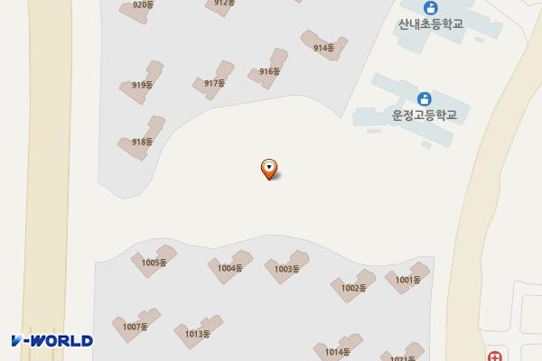 산내공원 위치 지도 — 경기도 파주시 목동동   1144