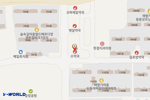 교하일번가 위치 지도 — 경기도 파주시 청석로 256