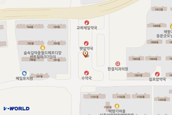트리플메디칼타워 위치 지도 — 경기도 파주시 청석로 260