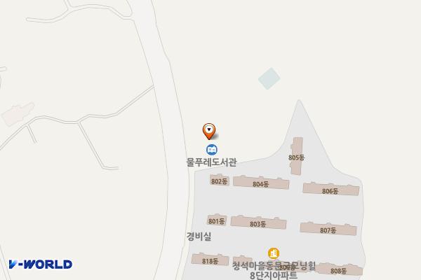물푸레도서관 위치 지도 — 경기도 파주시 청석로 360