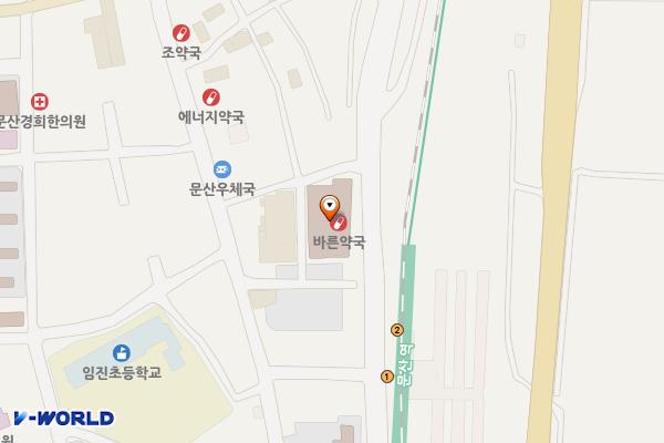 청도훼미리코아 위치 지도 — 경기도 파주시 문산읍 문산역로 107