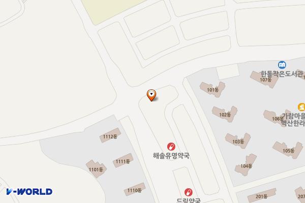 센타프라자(운정)(센타프라자와 동 장소) 위치 지도 — 경기도 파주시 가람로 2