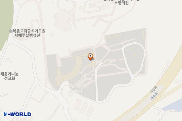 영산수련원 B동 지상1층 위치 지도 — 경기도 파주시 조리읍 등원로391번길 40