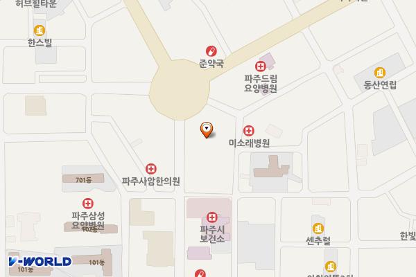 현인메트로 위치 지도 — 경기도 파주시 후곡로 3