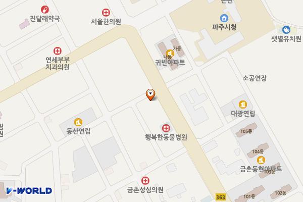 안일빌딩 위치 지도 — 경기도 파주시 중앙로 247