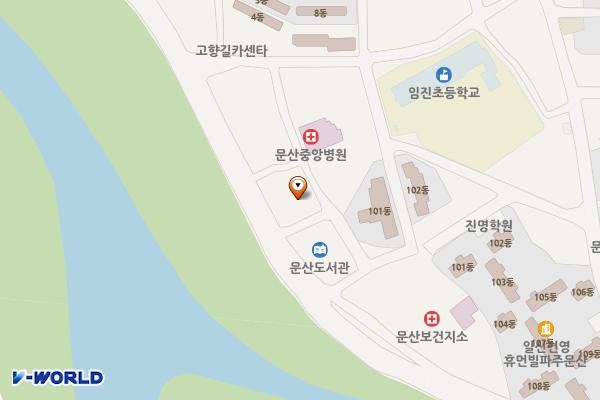 차량등록사업소 위치 지도 — 경기도 파주시 문산읍 개포래로 48