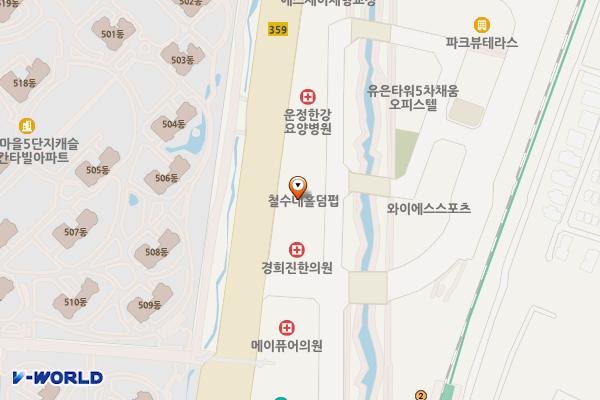 유은타워3차 화장실 위치 지도 — 경기도 파주시 경의로 1092