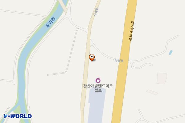 광신직영 랜드마크 주유소 위치 지도 — 경기도 이천시 모가면 사실로 878