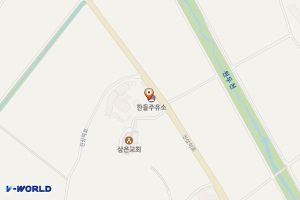 한들 주유소 위치 지도 — 경기도 이천시 모가면 진상미로 1483, 한들주유소