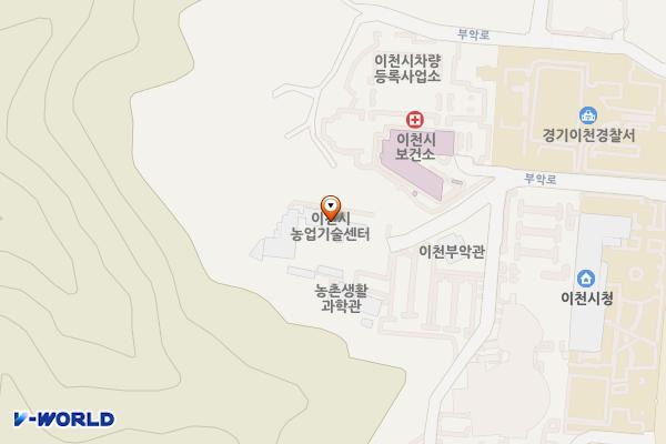 이천시농업기술센터 위치 지도 — 경기도 이천시 부악로 38-52