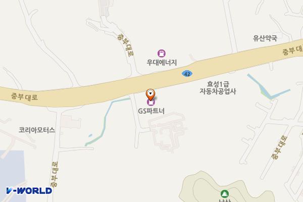 GS 파트너 주유소 위치 지도 — 경기도 이천시 호법면 중부대로 908-3