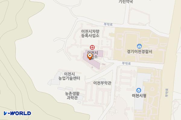 이천시보건소 위치 지도 — 경기도 이천시 부악로 36