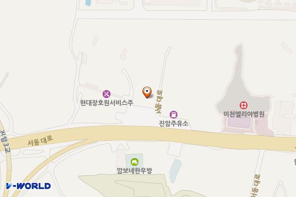 장호원 한식부페(진암주유소) 위치 지도 — 경기도 이천시 장호원읍 서동대로 8773