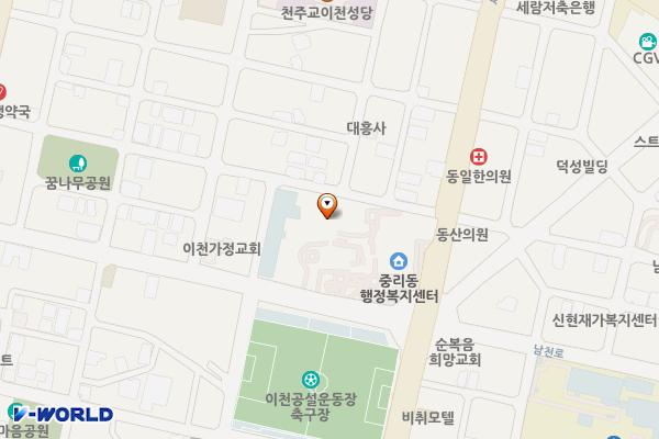 이천시종합복지타운 화장실 위치 지도 — 경기도이천시남천로 31