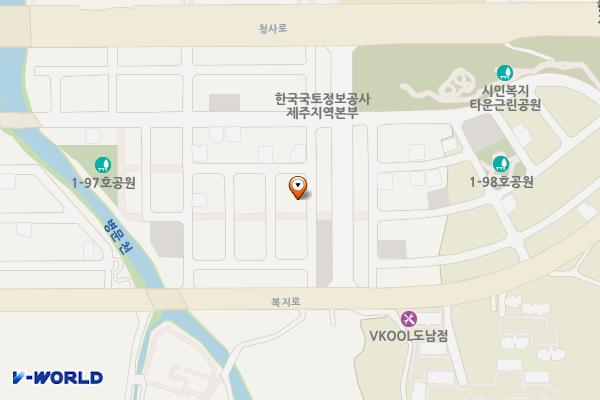 도남동 735-3 위치 지도 — 제주특별자치도 제주시 도남동 735-3