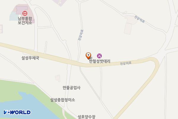 반월성 주유소 위치 지도 — 경기도 이천시 설성면 진상미로 162, 반월성주유소