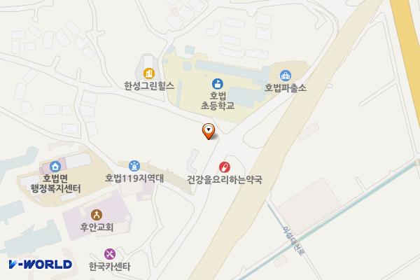 호법 농협주유소 위치 지도 — 경기도 이천시 호법면 이섭대천로 535, 호법농협주유소