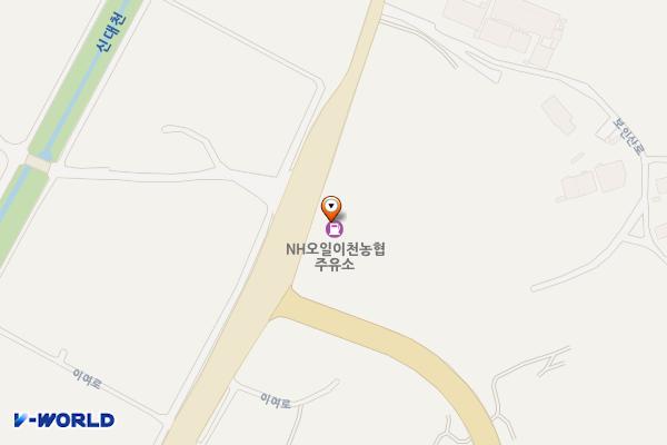 이천농협 주유소 위치 지도 — 경기도 이천시 백사면 이여로 176, 이천농협주유소