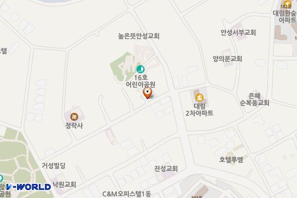 현대오일뱅크(직영) 위치 지도 — 경기도 안성시 공도읍 전원길 9-4