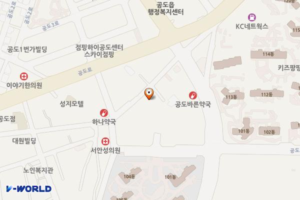 안성맞춤박물관 위치 지도 — 경기도 안성시 공도읍 승두길 50 (승두리, 공도우체국)