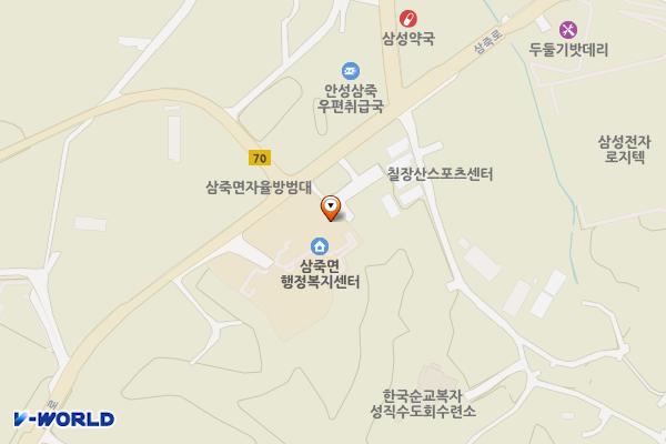 창진산장휴게소 위치 지도 — 경기도 안성시 삼죽면 삼죽로 112