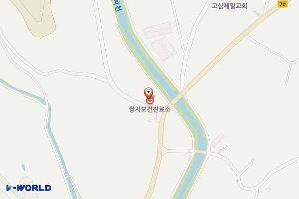 죽산보건지소 위치 지도 — 경기도 안성시 고삼면 쌍지길 4