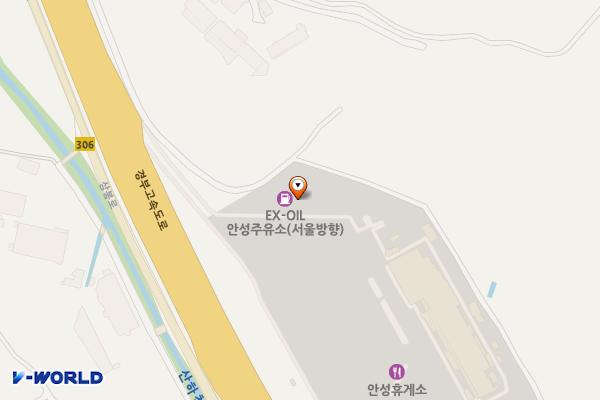 미양우체국 위치 지도 — 경기도 안성시 원곡면 경부고속도로 372-1