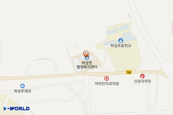 하성면 행정복지센터 위치 지도 — 경기도 김포시 하성면 애기봉로 845, 하성면행정복지센터