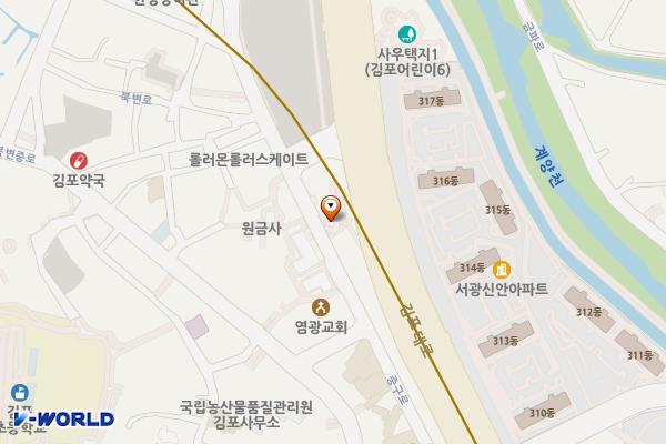 북변공중화장실 위치 지도 — 경기도 김포시 김포대로 949, 김포시 북변 공중화장실 (북변동)
