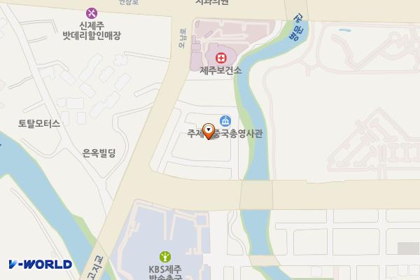 도남 위치 지도 — 제주특별자치도 제주시 도남동 574-3