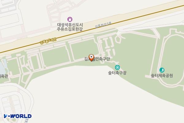 솔터체육공원 위치 지도 — 경기도 김포시 김포한강3로 387 (마산동)