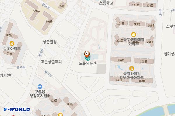 노을체육관 위치 지도 — 경기도 김포시 고촌읍 신곡로3번길 34-15