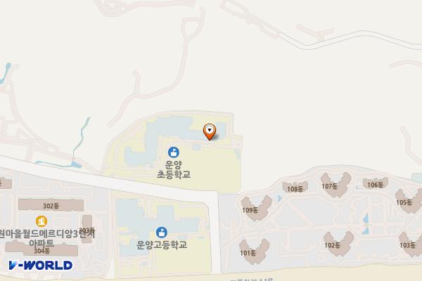 교사동 화장실 위치 지도 — 경기도 김포시 전원로38번길 99, 운양초등학교 (운양동)